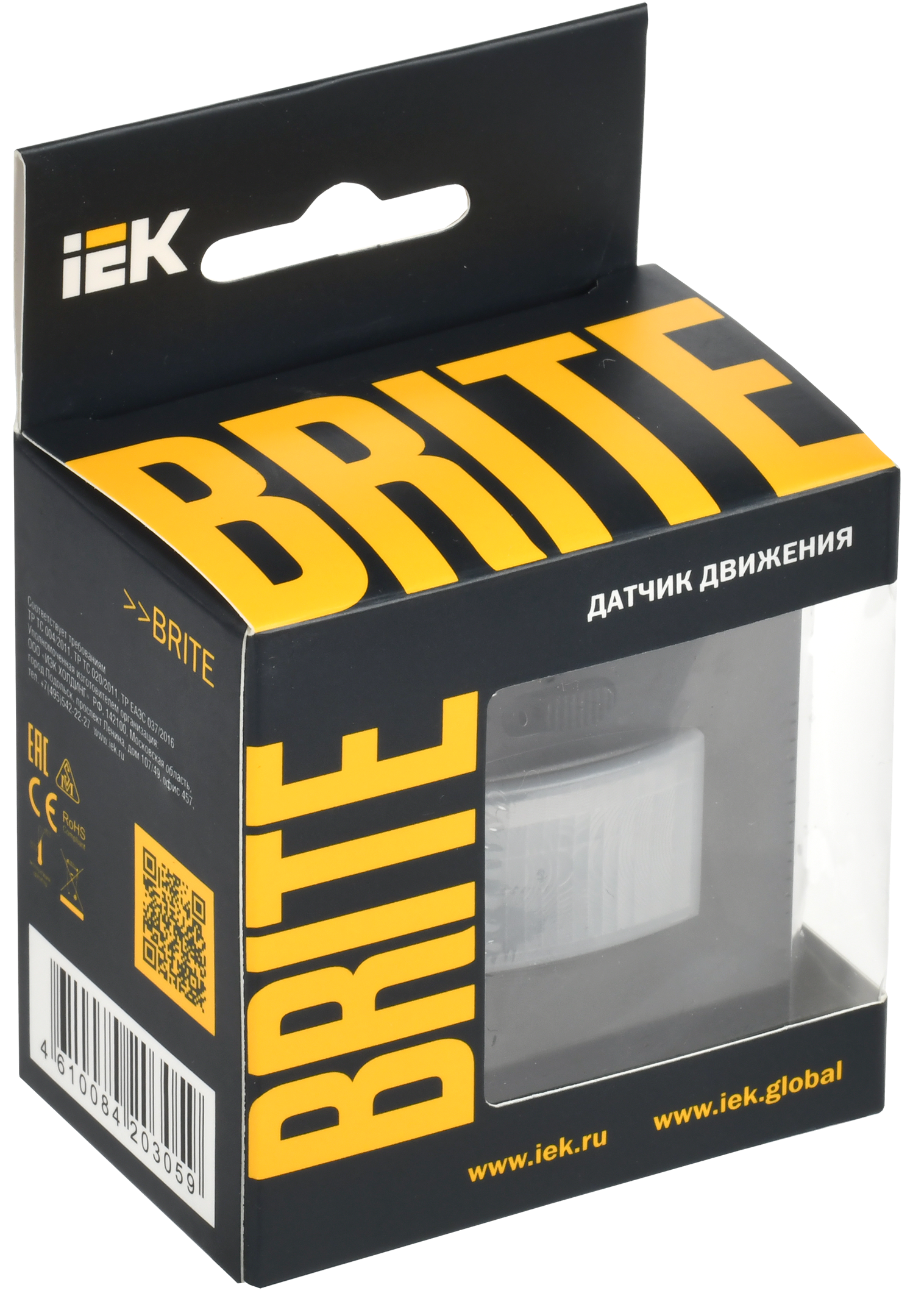 BRITE Датчик движения ДС10-1-БрЧ черный IEK - Фото 2