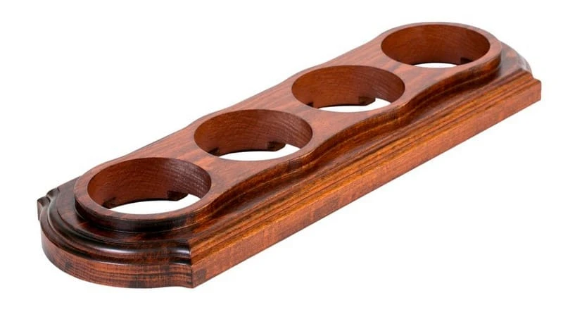 Рамка  четырехместная "Элегант" , цвет - темный дуб, ТМ "МезонинЪ" GE70704-26