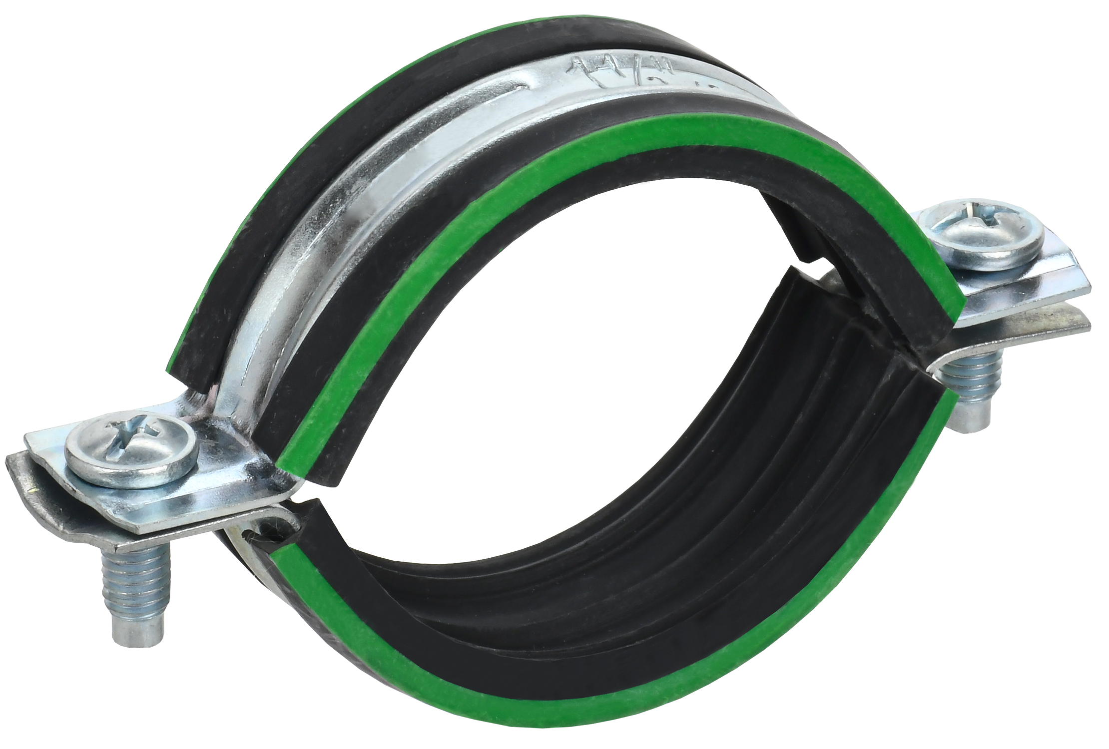 ELASTA Скоба металлическая двухкомпонентная с резиновым уплотнителем d=32-35мм IEK ET-MP40D-SK-032-02-090