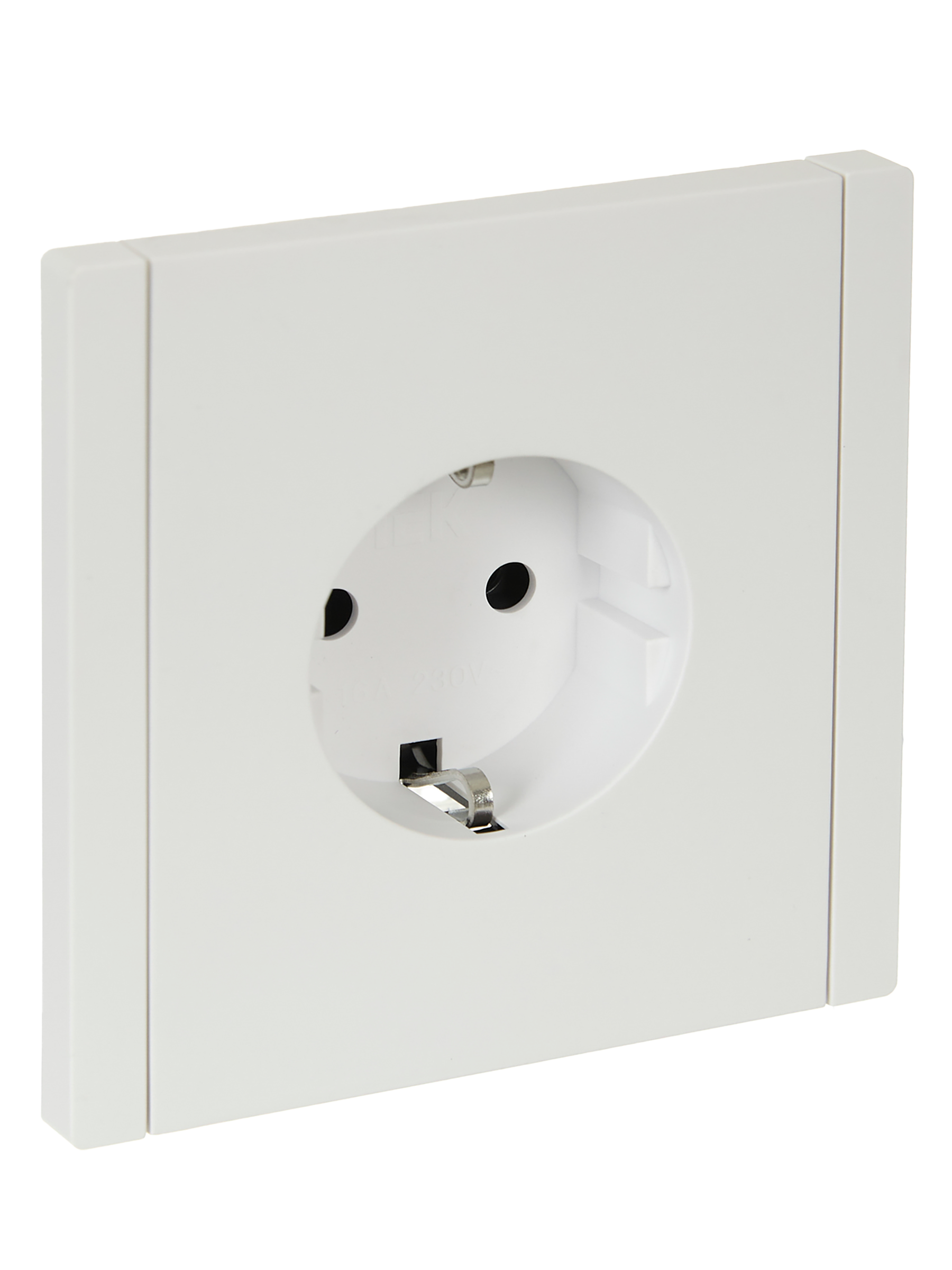 FORTE&PIANO Розетка 1-местная с заземлением без защитных шторок винтовое крепление 16А FP216 белый IEK FP-R11-16-K01