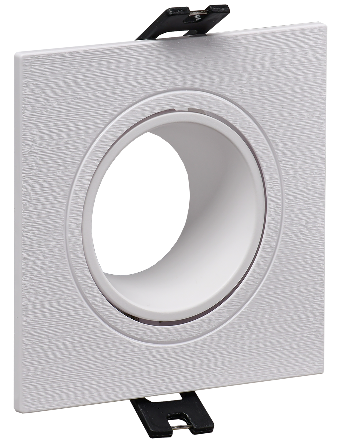 LIGHTING Светильник 4101 встраиваемый под лампу MR16 квадрат пластиковый белый IEK LT-UVB0-4101-GU05-1-K01