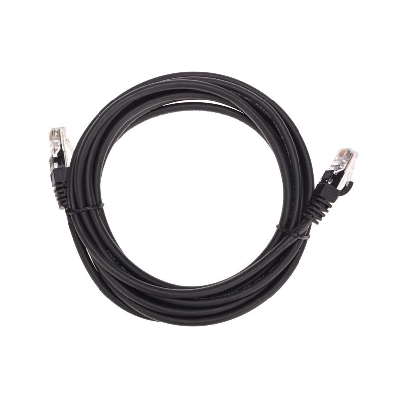 Патч-корд U/UTP, CAT 5e, RJ45-RJ45, 26AWG, LSZH, черный, 3м REXANT 02-0102-3