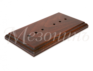 Подложка двухместная "Престиж", цвет - красное дерево,ТМ "МезонинЪ" GE70717-27 GE70717-27