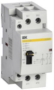 Контактор модульный с ручным управлением КМ63-11МР AC KARAT IEK MKK12-63-11