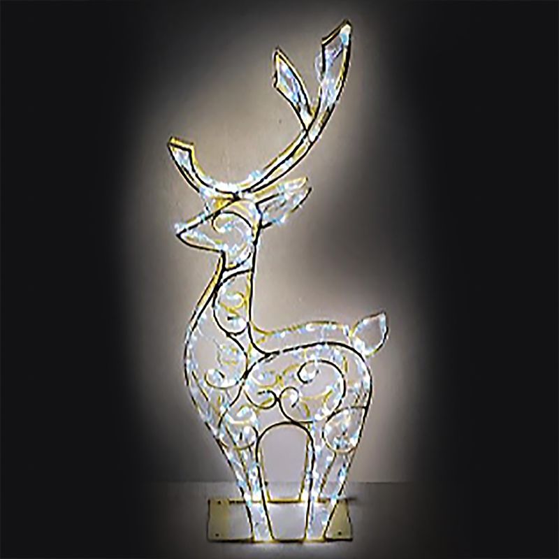Декоративная 3D Олень сказочный 100 см 501-573