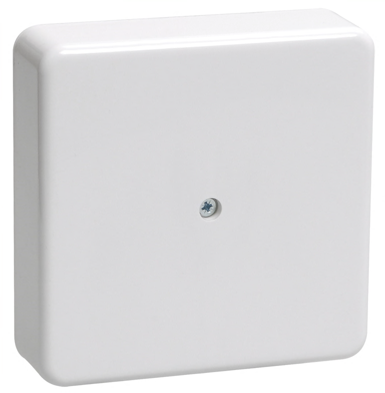 Коробка распаячная КМ для открытой проводки безгалогенная (HF) 100х100х29мм белая IEK UKO10-100-100-029-K01-E