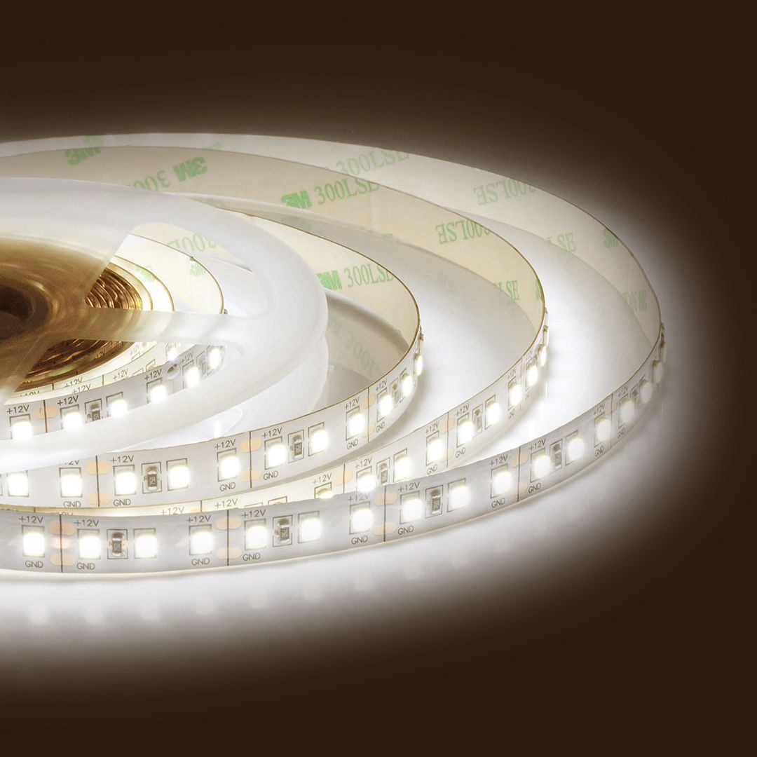 Лента светодиодная СТ smd2835 120д/м 12В 4000К IP20 5м Apeyron