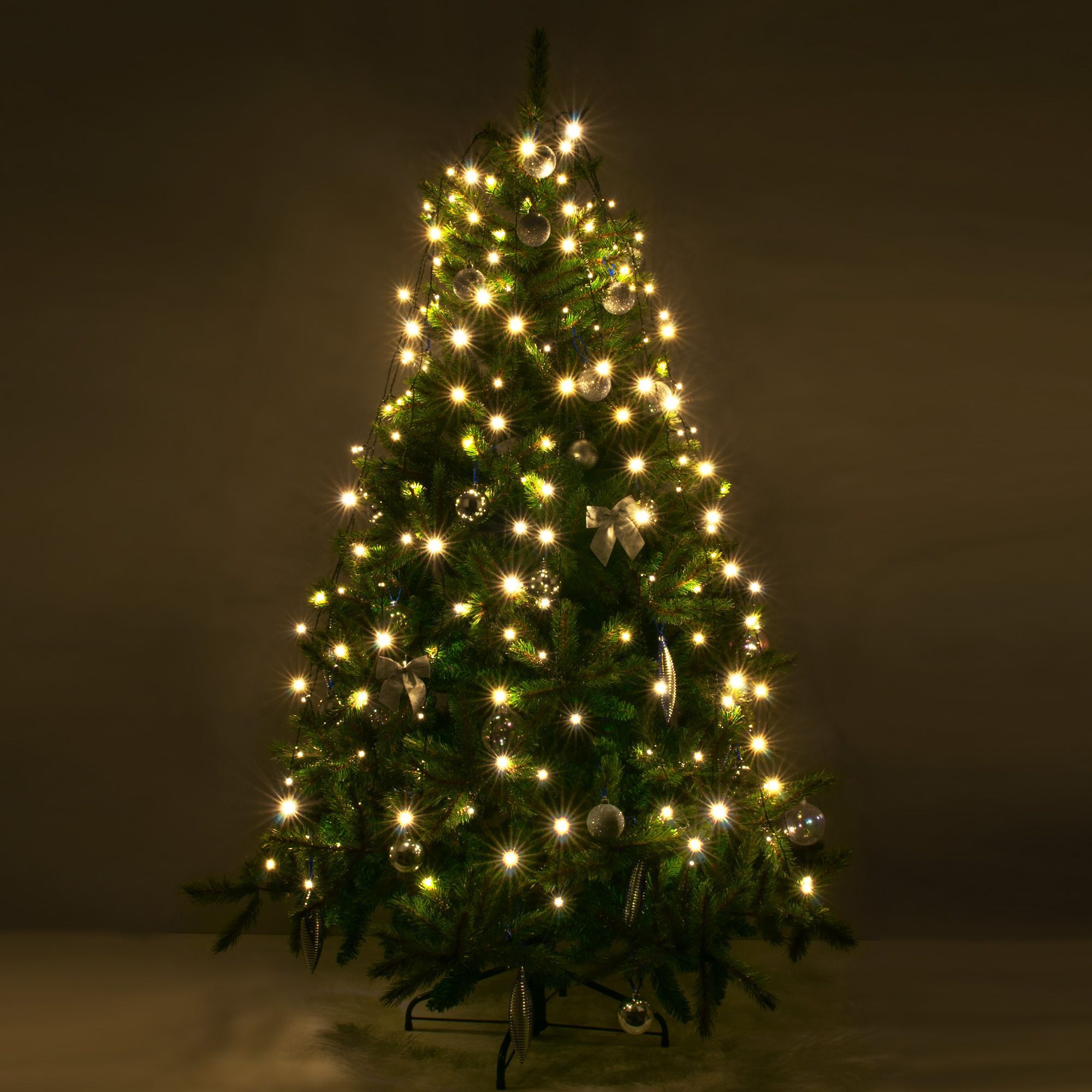 Гирлянда занавес на ель теплый белый 0,45*1,5м IP20 200-003 Elektrostandard Eurosvet a049838