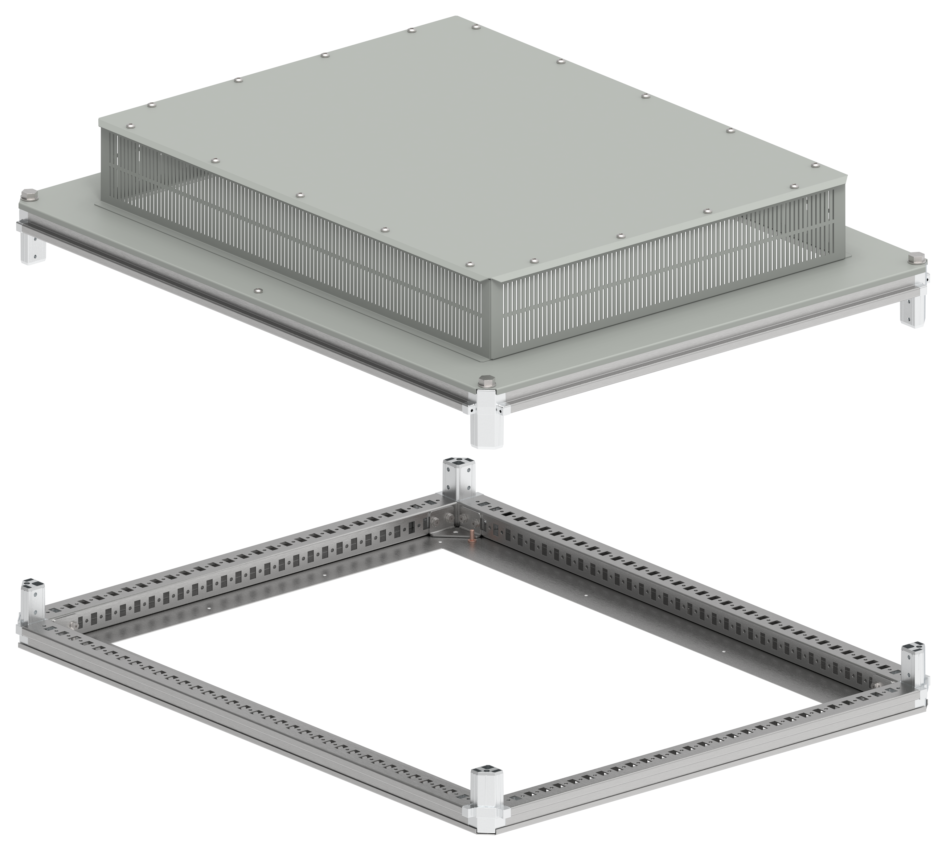 FORMAT Крыша и основание (под фланец) 800х1000мм IP31 IEK FO-00-KOF-080-100-31