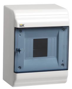 PRIME Корпус пластиковый ЩРН-П-4 модуля навесной белый IP41 IEK MKP82-N-04-41-20