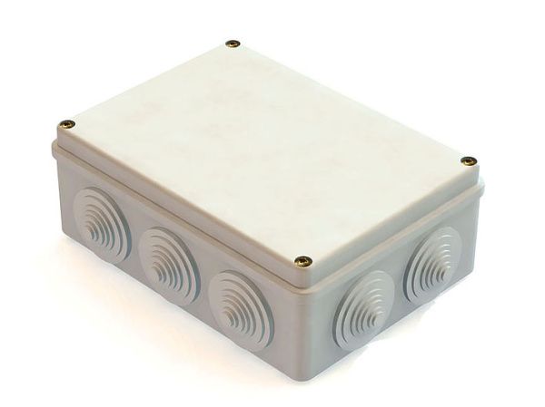 Коробка распаячная для о/п 190х140х70мм IP55, 10 вводов (20шт)