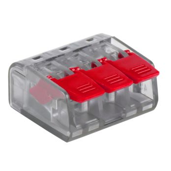 Клемма СМК 221-413 3 отверстия 0,2-4,0 мм2 (100шт.) EKF