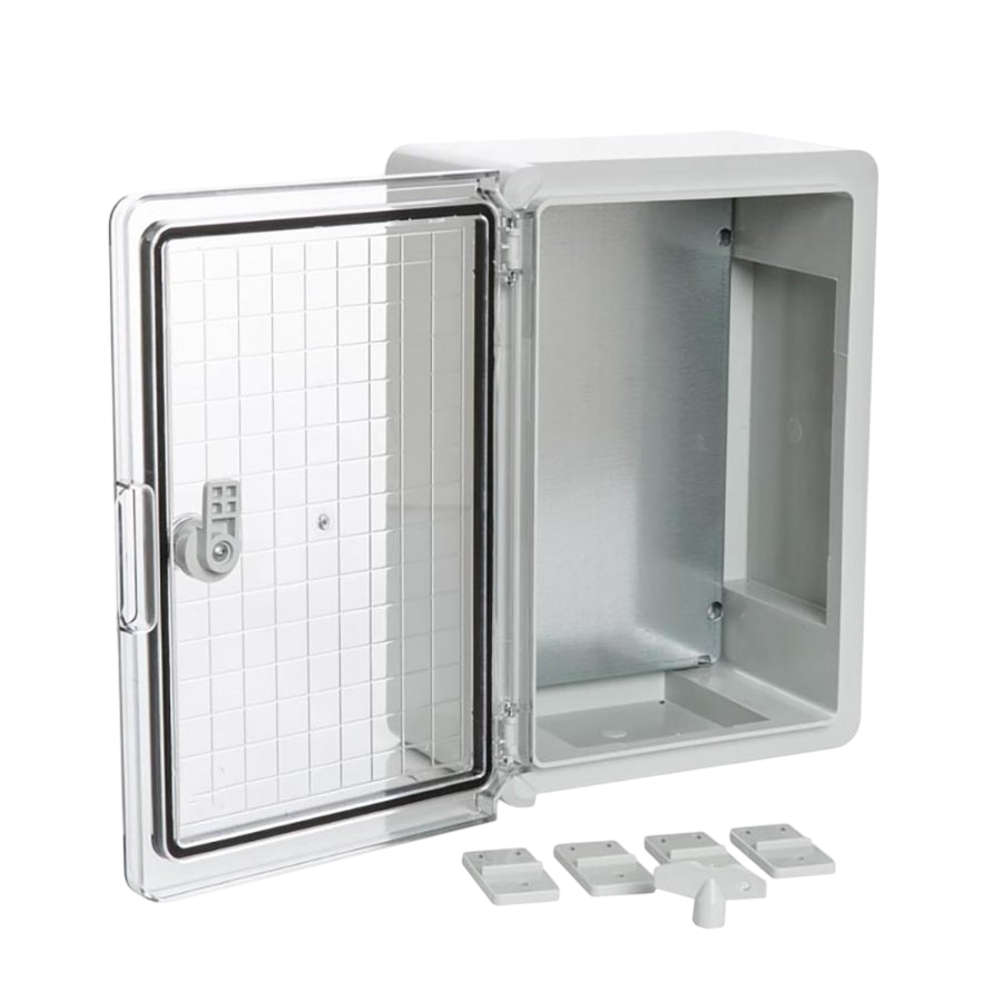 Корпус пластиковый ЩМПп 300х200х130мм прозрачная дверь IP65 DEKRON - Фото 3