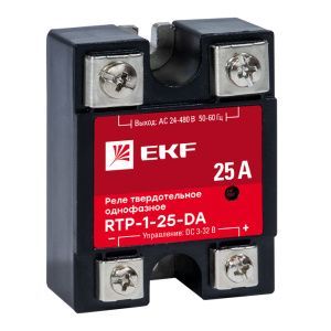 Реле твердотельное однофазное RTP-25-DA EKF rtp-1-25-da