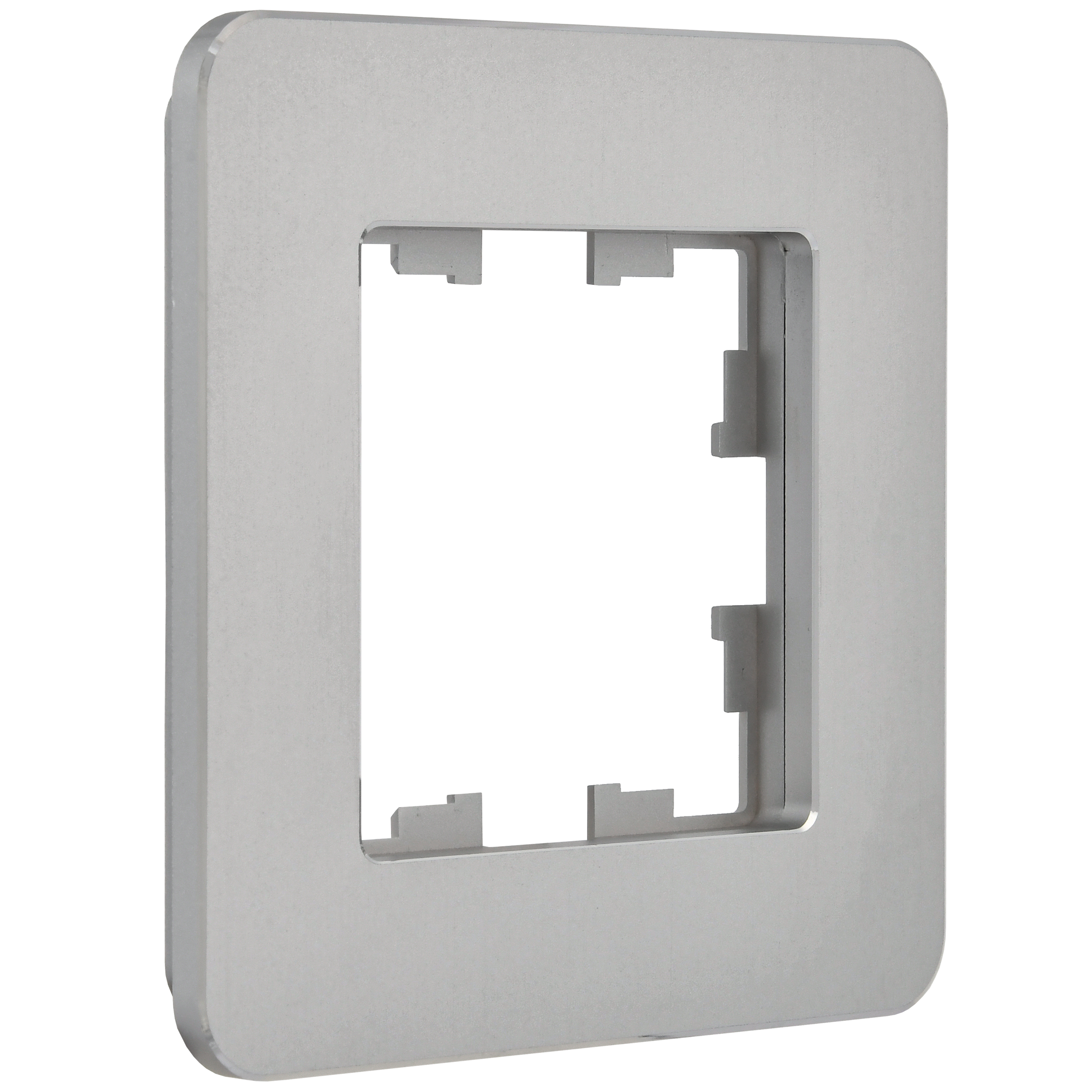 BRITE Рамка 1-местная РУ-1-1-Бр металл алюминий RE IEK - Фото 6