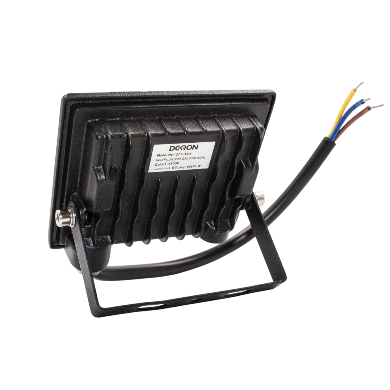 Прожектор светодиодный 10Вт, 800лм, 6500K, черный, IP65  - Фото 12