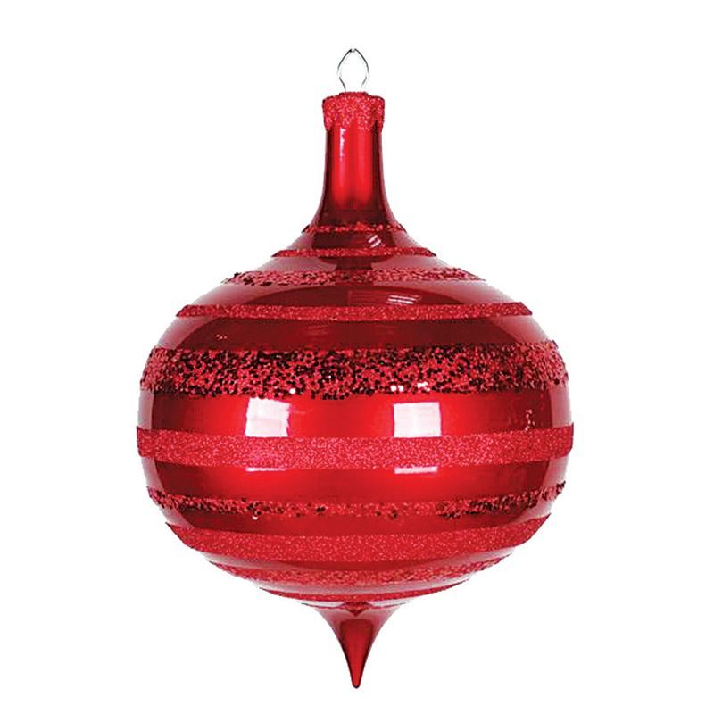 Елочная фигура "Юла", 30 см, цвет красный 502-222