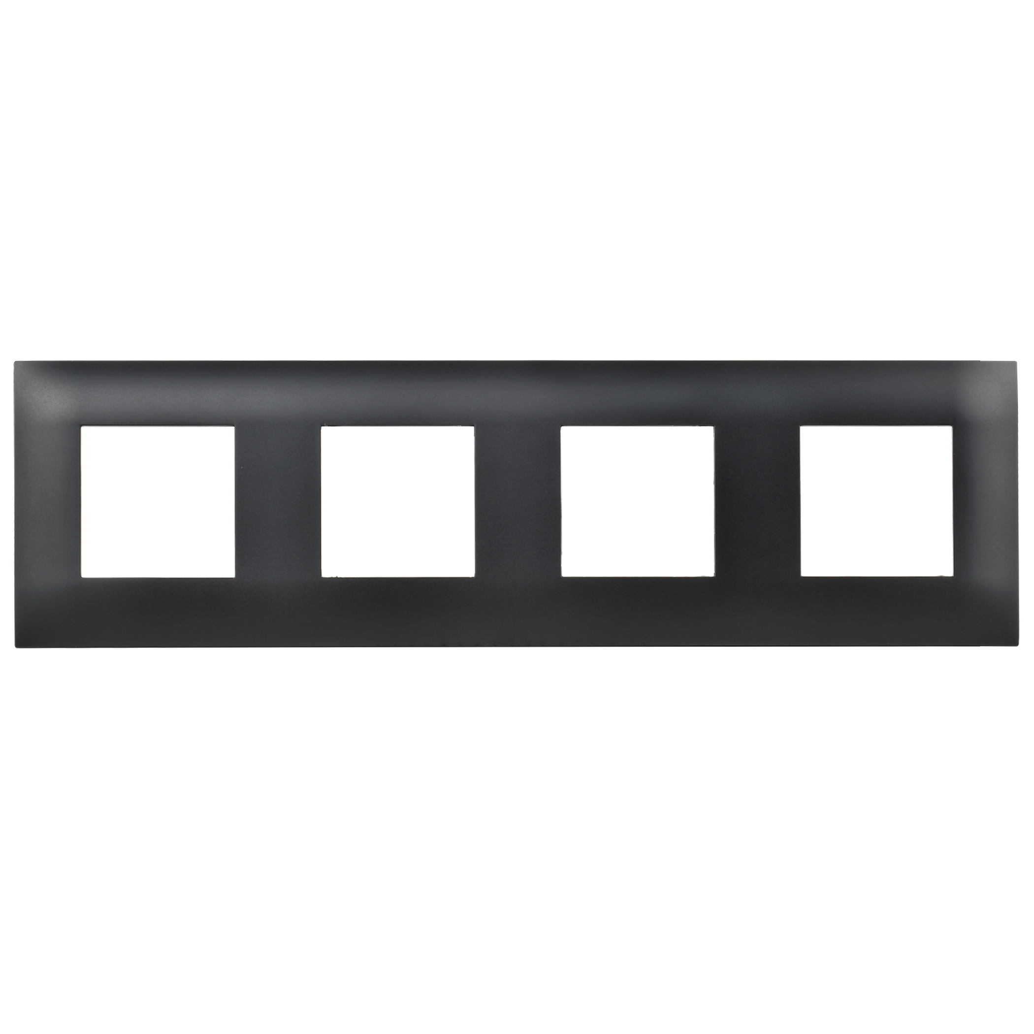 SKANDY Рамка 4-местная SK-F04Bl черный IEK - Фото 6