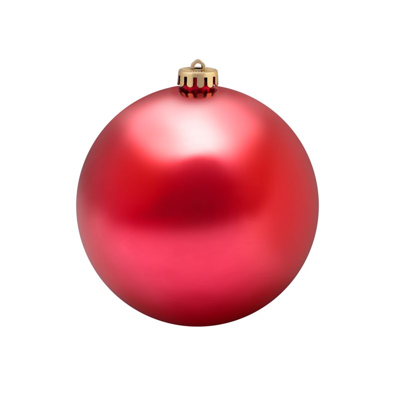 Елочная фигура Шар 15 см, цвет красный глянцевый 502-022