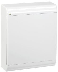 PRIME Корпус пластиковый ЩРН-П-24 модуля навесной белый/белая дверь IP41 IEK MKP82-N-24-WD-41-10