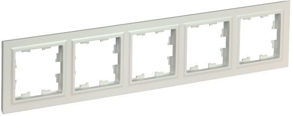 BRITE Рамка 5-местная РУ-5-БрЖ жемчуг IEK BR-M52-K36