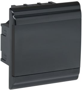 PRIME Корпус пластиковый ЩРВ-П-6 модулей встраиваемый черный IP41 IEK MKP13-V-01-06-41-K02