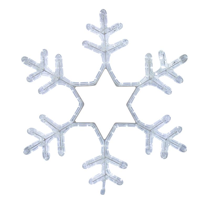 Фигура световая Снежинка цвет белый, размер 55x55см NEON-NIGHT 501-334