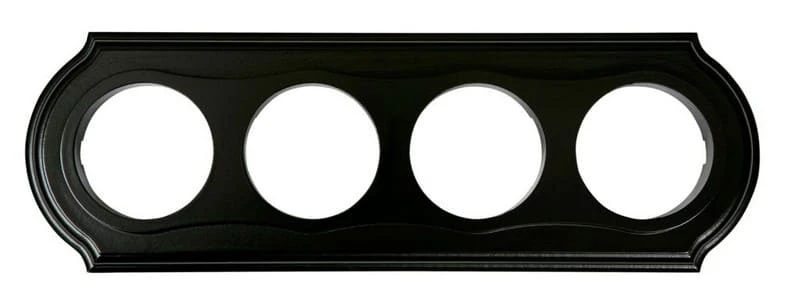 Рамка  четырехместная "Элегант" , цвет - венге, ТМ "МезонинЪ" GE70704-36 - Фото 2