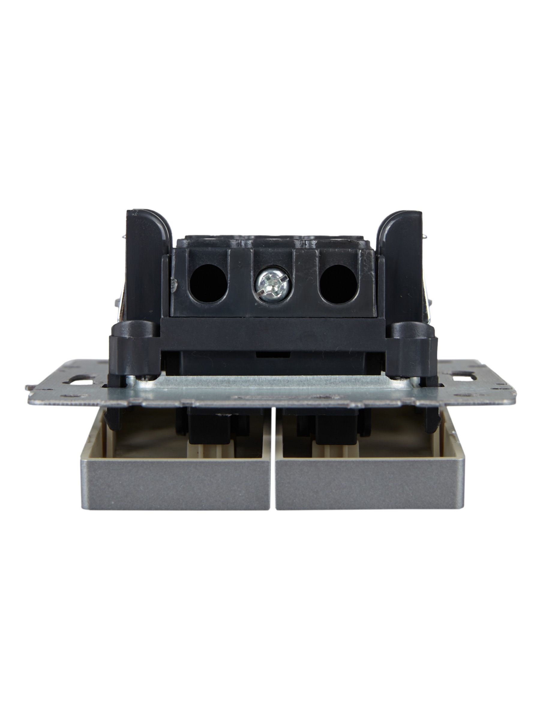 BRITE Выключатель жалюзи 10А ВС10-1-5-БрА алюминий IEK - Фото 4