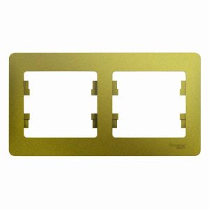 Рамка 2-м Glossa горизонт. фисташк. SE GSL001002 454338