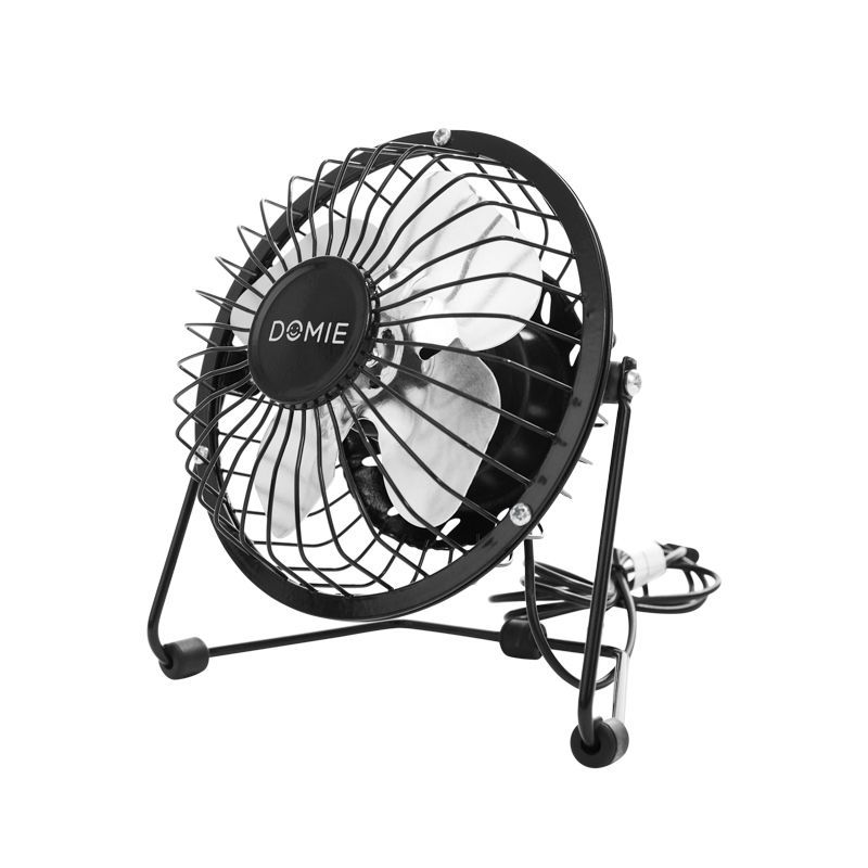 Вентилятор настольный DOMIE, DX-4 USB, черный 60-0225