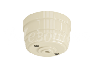 Корпус розетки потолочной пластиковый, D70x40, цвет - слоновая кость, серия УСАДЬБА, ТМ МЕЗОНИНЪ GE30811-02