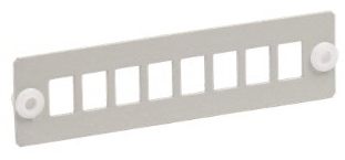 ITK Панель для 8-ми оптических адаптеров (SC или LC-Duplex в 19" кросс) FOBX-P8-SC