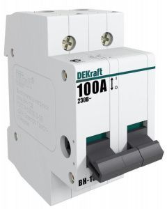 Выключатель-разъединитель 2п 20А ВН-102 DEKraft 17005DEK 1113264