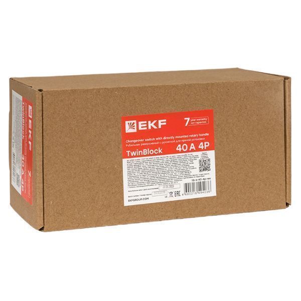 Рубильник 250A 4P без рукоятки управления TwinBlock EKF - Фото 7