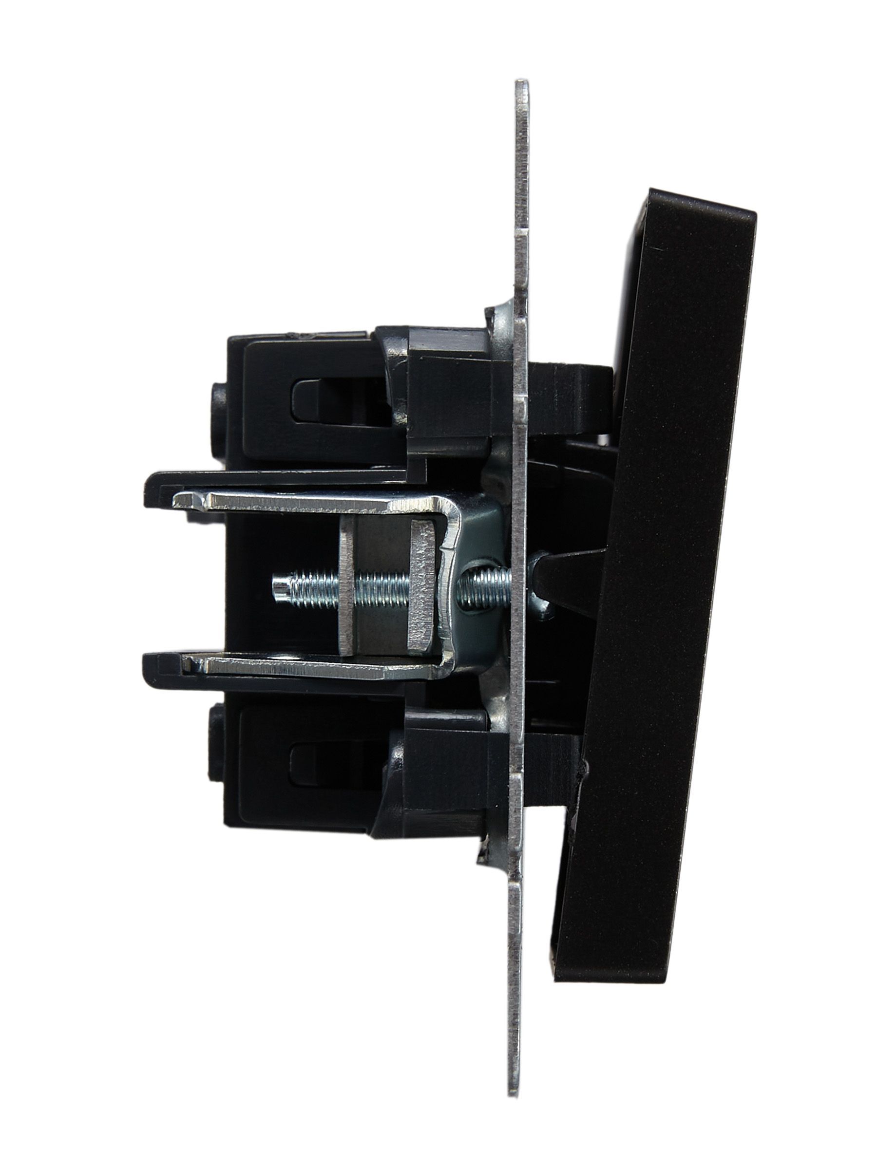 BRITE Выключатель жалюзи 10А ВС10-1-5-БрЧ черный IEK - Фото 3