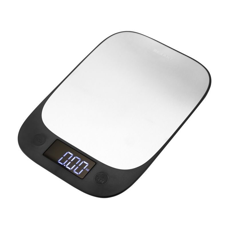 Весы кухонные электронные, платформа из нержавеющей стали/до 5 кг REXANT 72-1009