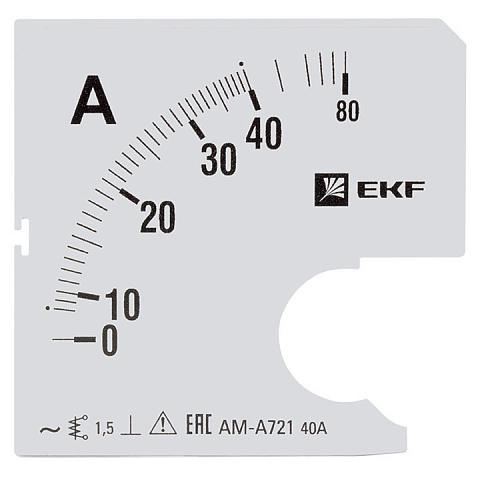 Шкала сменная для A961 80/5А-1,5 EKF