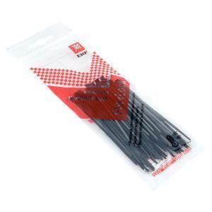 Хомут P6.6 стандартный (ч), 2.5x100 (50шт) FlexLock plc-fl-ctsb-2.5x100-r