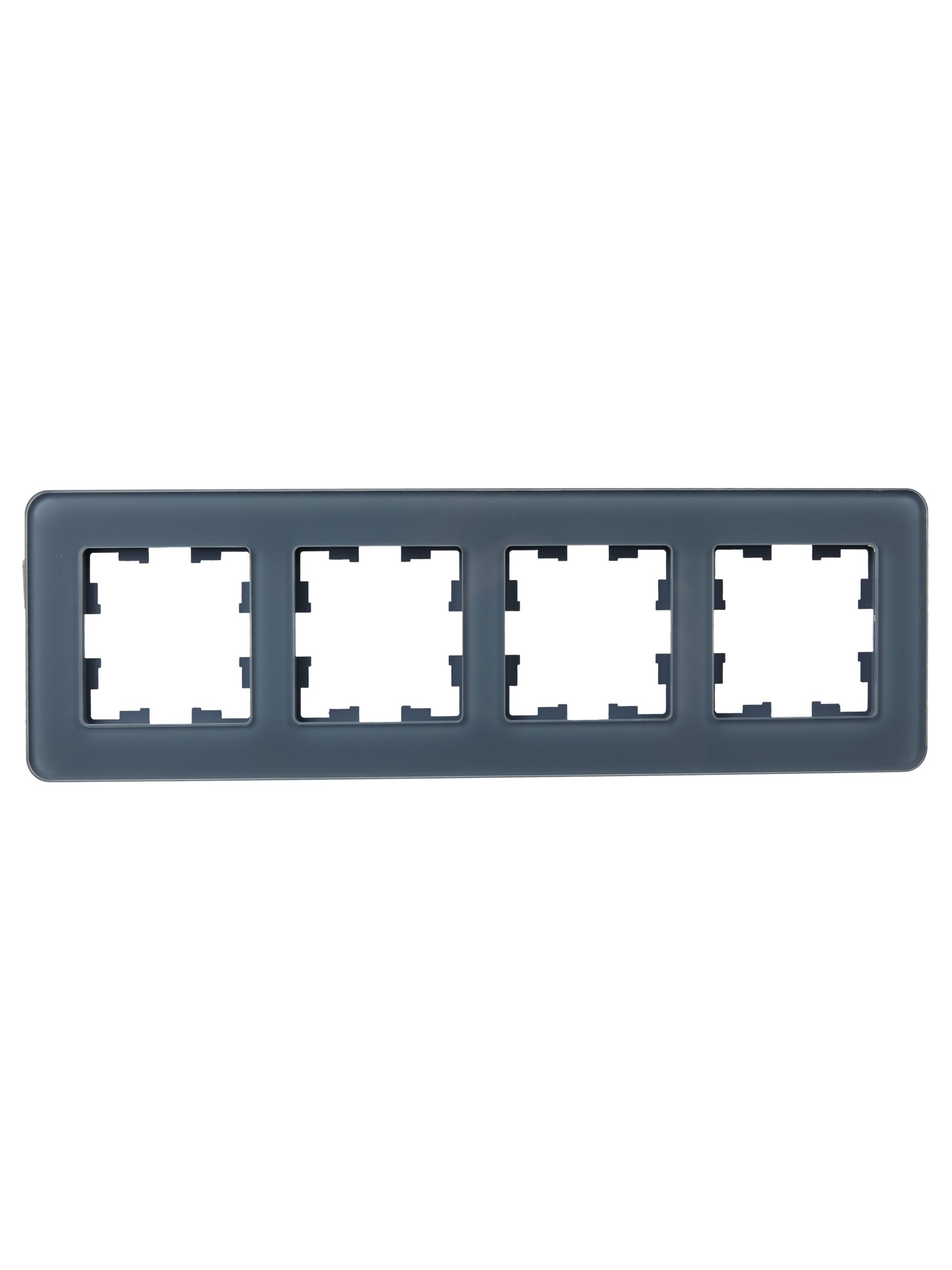 BRITE Рамка 4-местная РУ-4-2-Бр стекло графит RE IEK - Фото 7