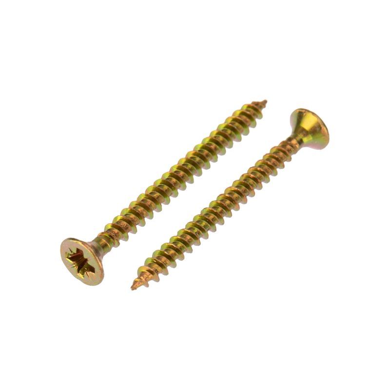 Саморез универсальный KRANZ 3.5х40, желтый цинк, короб (200 шт./уп.) KR-01-3311-006