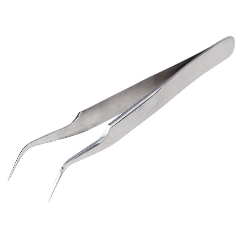 Пинцет изогнутый, узкий 125мм (блистер) REXANT 12-0378