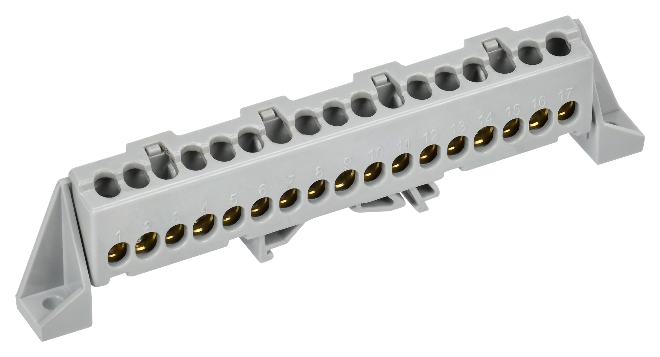 TEKFOR Шина L "фаза" в комбинированном DIN-изоляторе "Стойка" 6х9-15-Ср IEK TF-NN10-15-DP-K03