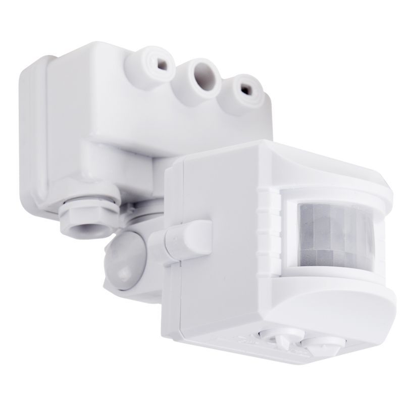 Датчик движения к прожектору ДДПР 01, 120°, 1200 Вт, 3-2000 Лк, 12 м,10-420 сек. IP44  REXANT 11-9220