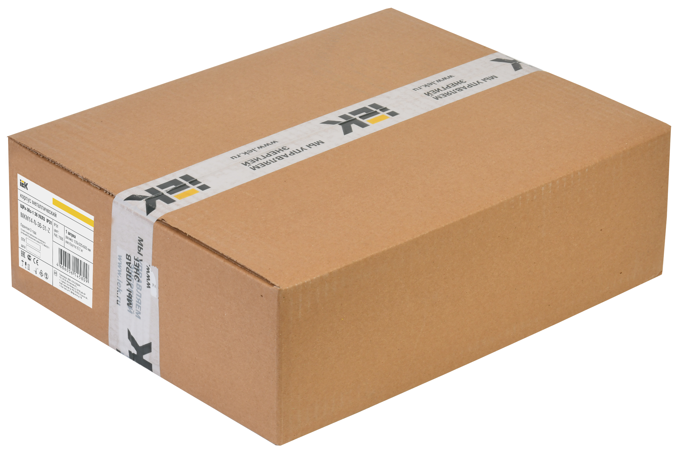 TITAN 3 Корпус металлический ЩРн-36 (540х310х120мм) IP31 IEK - Фото 2