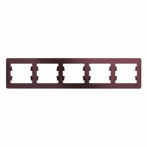 Рамка 5-м Glossa горизонт. баклажан. SE GSL001105 454503