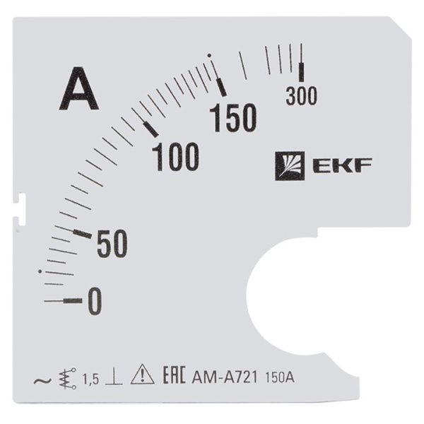 Шкала сменная для A721 150/5А-1,5 EKF