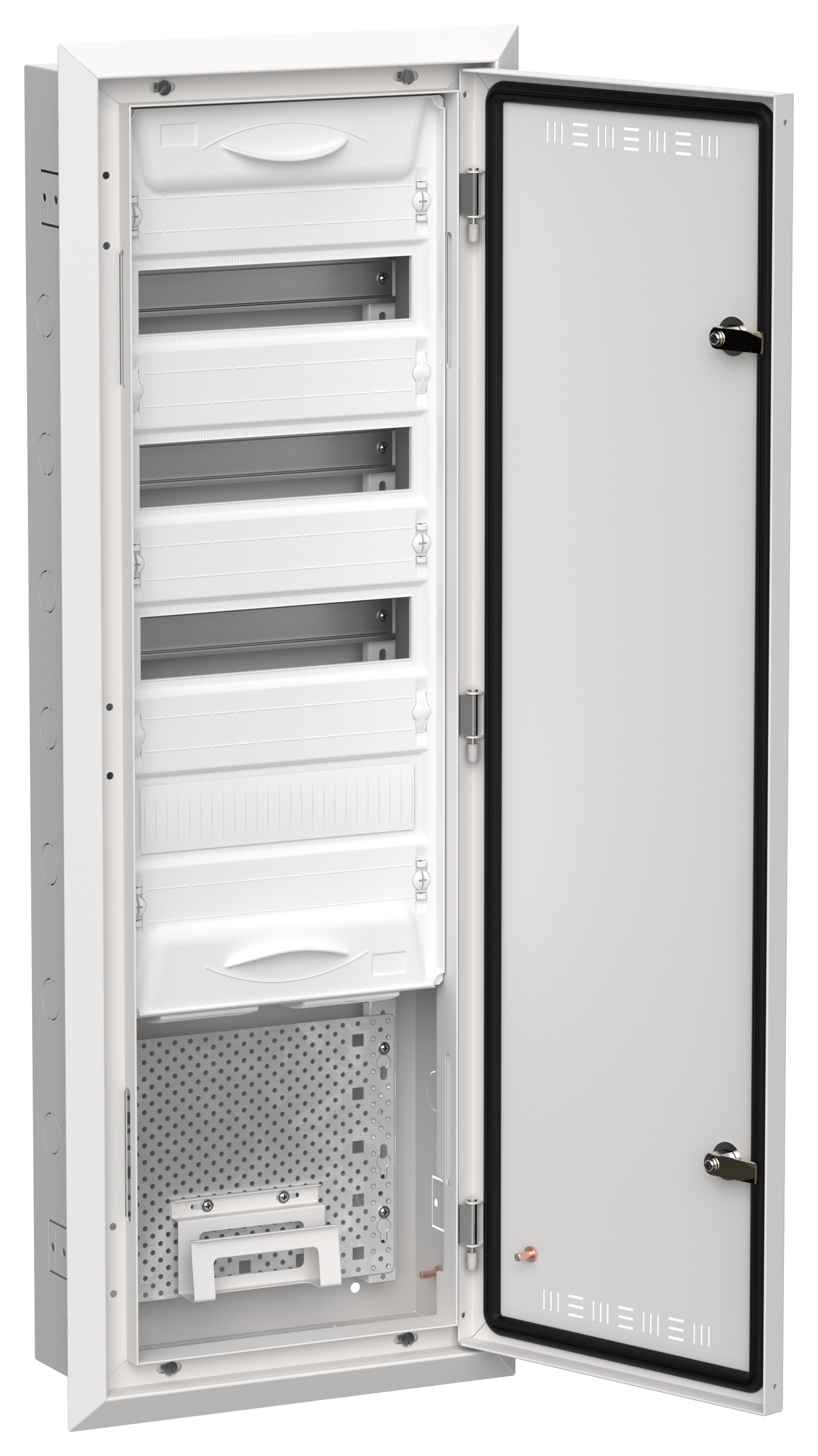 TITAN 5 Корпус комбинированный ЩРв-48 (1х72) 1005х365х130мм IP30 белый IEK