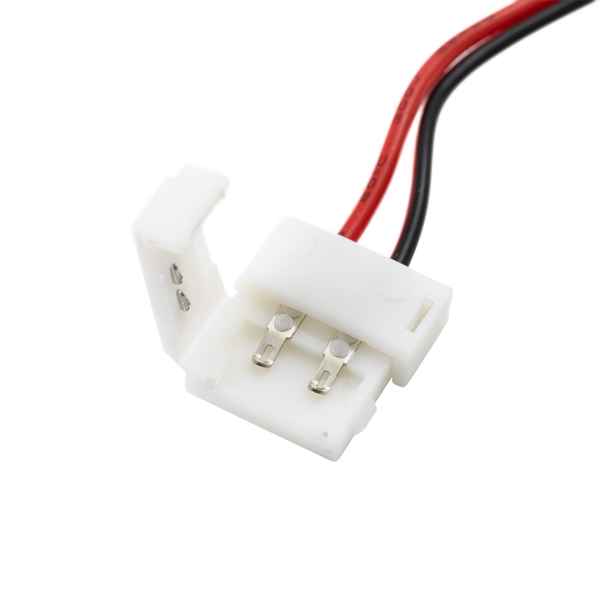 Коннектор для подключения ленты 10мм (5050 моно, 2835), провод 150мм Apeyron 09-02