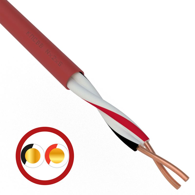 Кабель для пожарной сигнализации КПСВВнг(А)-LS 1x2x0,50мм², бухта 200м REXANT 01-4860